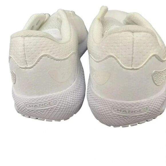 Under Armour Charged White Deluxe Foam Sneakers Size 8‎ - Picture 6 of 8